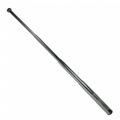 Baston telescopic din otel , Defence Tactic, argintiu, 64 cm, 4 sectiuni, husa inclusa