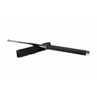 Set baston telescopic 65 cm argintiu + box argintiu 1 cm grosime
