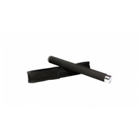 Set baston telescopic 65 cm argintiu + box argintiu 1 cm grosime