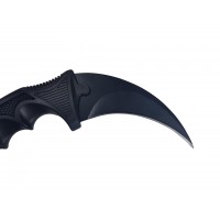 Cutit karambit de vanatoare, Night Claw, otel inoxidabil, 25 cm