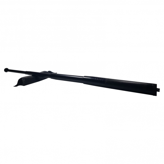 Baston telescopic 65 cm , Total Defence, 4 sectiuni, negru, husa inclusa