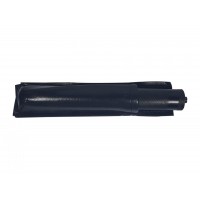Set baston telescopic din otel, negru, 64 cm si pumnal craniu
