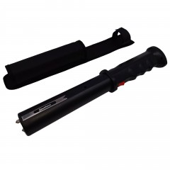 Baston cu electrosoc si lanterna , Unit TW-809, plastic, 33.5 cm, negru, husa inclusa