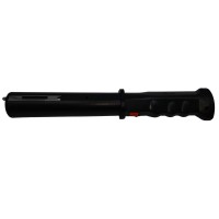 Baston cu electrosoc si lanterna , Unit TW-809, plastic, 33.5 cm, negru, husa inclusa
