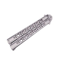 Briceag fluture de antrenament Swish Blade, 22 cm, argintiu Briceag fluture de antrenament Swish Blade, 22 cm, argintiu