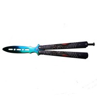 Cutit, Briceag fluture, Balisong, Butterfly pentru antrenament, 24 cm, Spider Web Cutit, Briceag fluture, Balisong, Butterfly pentru antrenament, 24 cm, Spider Web