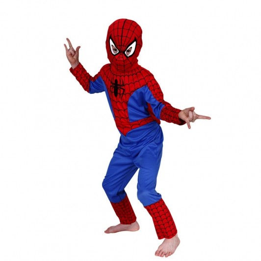 Costum Spiderman pentru copii , True Hero, marime S, pentru 3 - 5 ani, rosu Costum Spiderman pentru copii , True Hero, marime S, pentru 3 - 5 ani, rosu