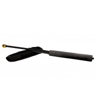 Set baston telescopic flexibil negru 47 cm + box argintiu 0.5 cm grosime Set baston telescopic flexibil negru 47 cm + box argintiu 0.5 cm grosime