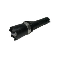 Lanterna cu electrosoc, metalic, negru, 19.5 cm