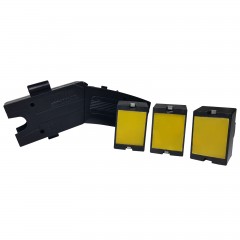 Pistol taser cu electrosoc, 3 rezerve, toc cadou