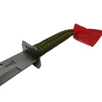 Sabie de vanatoare  , Samurai Blade, maner textil, 67 cm, teaca cadou