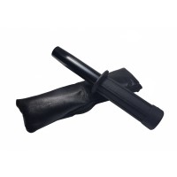 Baston telescopic flexibil , Stealth Defence, maner cauciuc, 46.5 cm, negru
