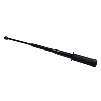 Baston telescopic flexibil , Stealth Defence, maner cauciuc, 46.5 cm, negru