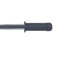 Baston telescopic flexibil maner cauciuc, 47 cm, argintiu Baston telescopic flexibil maner cauciuc, 47 cm, argintiu