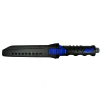 Cutit tip baioneta , Survival Camper, camping, vanatoare, pescuit, 35 cm, negru albastru
