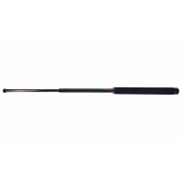 Set baston telescopic 66 cm si pumnal/box craniu argintiu