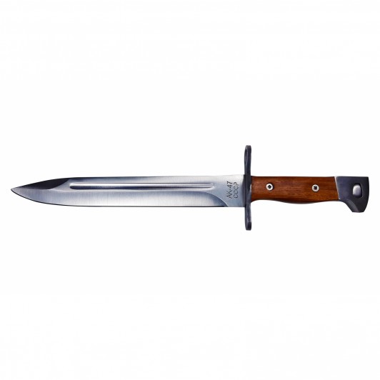 Cutit tip baioneta   AK-47,camping si vanatoare, 28 cm, husa inclusa