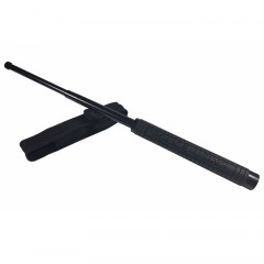 Baston telescopic , Police Force, otel inoxidabil, 50 cm, negru