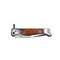 Briceag de vanatoare   AK-47 Assault, 22 cm,​ teaca inclusa, maro