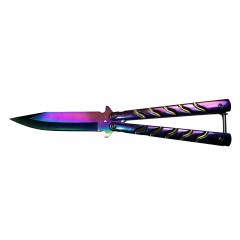 Briceag fluture Rainbow Palette, otel inoxidabil, 22.5 cm, multicolor Briceag fluture Rainbow Palette, otel inoxidabil, 22.5 cm, multicolor