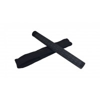 Baston telescopic din otel, negru, 60 cm, 3 sectiuni, husa cadou