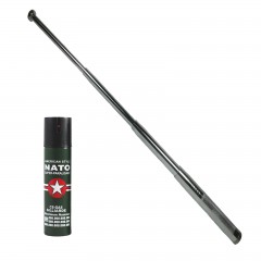 Set de autoapare  format din baston telescopic 65 cm si spray jet 60 ml