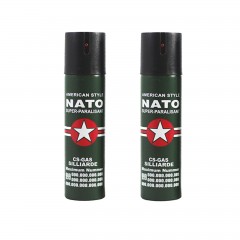 Set 2 sprayuri paralizante   , NATO Defence, 60 ml, verde