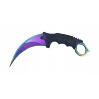 Set box, model 2019, cu snur si cutit, Karambit, fade, 18.5 cm Set box, model 2019, cu snur si cutit, Karambit, fade, 18.5 cm