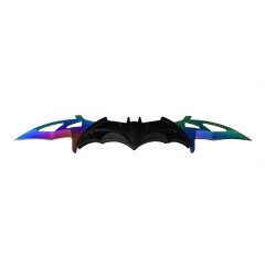 Briceag-cutit, doua taisuri, negru-multicolor, Fade Batman Style, 32 cm Briceag-cutit, doua taisuri, negru-multicolor, Fade Batman Style, 32 cm