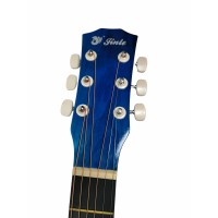 Chitara clasica din lemn , Cutaway Country Blue, 95 cm, albastru Chitara clasica din lemn , Cutaway Country Blue, 95 cm, albastru