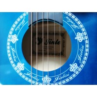Chitara clasica din lemn 95 cm, Cutaway Country Blue Chitara clasica din lemn 95 cm, Cutaway Country Blue