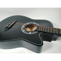 Chitara clasica din lemn , Cutaway Country Black, 95 cm, negru Chitara clasica din lemn , Cutaway Country Black, 95 cm, negru