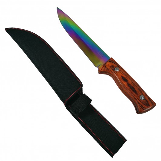 Cutit de vanatoare, Rainbow Reign, 33 cm Cutit de vanatoare, Rainbow Reign, 33 cm