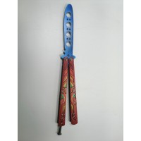 Cutit - Briceag fluture - Butterfly, Mayan Rainbow, pentru antrenament, 23.5 cm Cutit - Briceag fluture - Butterfly, Mayan Rainbow, pentru antrenament, 23.5 cm