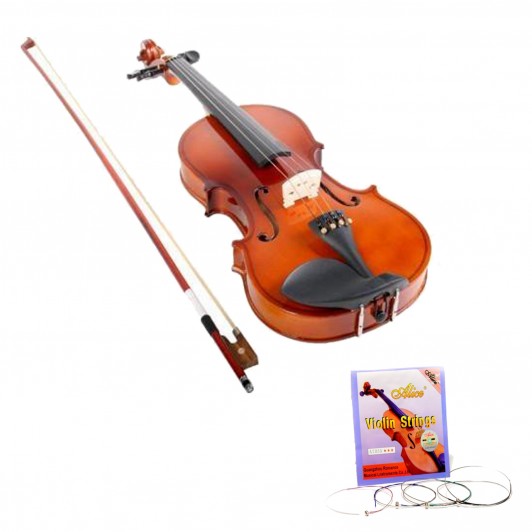 Set vioara clasica   din lemn, marime 1/8, toc transport si set corzi incluse
