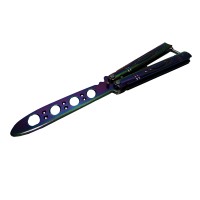 Cutit, Briceag fluture, Butterfly, Rainbow Strike, pentru antrenament, 21.5 cm Cutit, Briceag fluture, Butterfly, Rainbow Strike, pentru antrenament, 21.5 cm