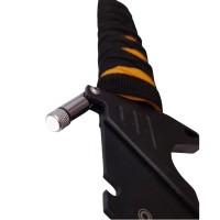 Sabie de vanatoare  , Ninja Soul, maner textil, lanterna, 69.5 cm , negru