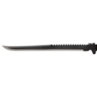 Sabie de vanatoare  , Ninja Soul, maner textil, lanterna, 69.5 cm , negru