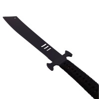 Maceta de vanatoare   Asian Level, 57 cm, otel inoxidabil, negru, teaca inclusa