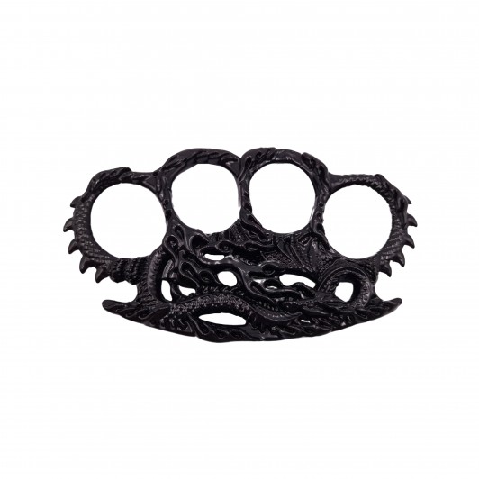 Rozeta de autoaparare   , model Fire Dragon Skin, 0.5 cm, negru