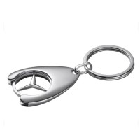 Breloc de chei   Silver Mercedes, 7.5 cm, metal, argintiu
