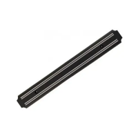 Suport magnetic pentru cutite de bucatarie PVC, 49 cm, negru Suport magnetic pentru cutite de bucatarie PVC, 49 cm, negru