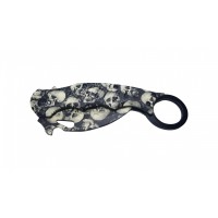 Briceag de vanatoare, karambit, Skull-Trooper, 20 cm