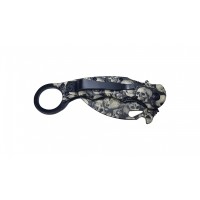 Briceag de vanatoare, karambit, Skull-Trooper, 20 cm