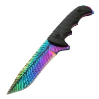 Cutit de vanatoare Safari Mix, 23 cm, multicolor, teaca inclusa Cutit de vanatoare Safari Mix, 23 cm, multicolor, teaca inclusa