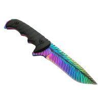 Cutit de vanatoare   Safari Mix, 23 cm, multicolor, teaca inclusa