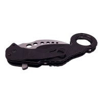 Briceag de vanatoare, Blue Hell Rider, model karambit, 17 cm, albastru