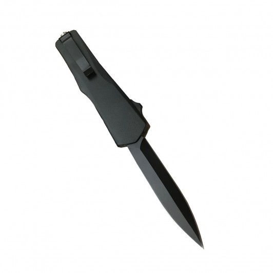 Briceag automat de vanatoare Futuristic Blade, PVC, 23 cm, negru Briceag automat de vanatoare Futuristic Blade, PVC, 23 cm, negru