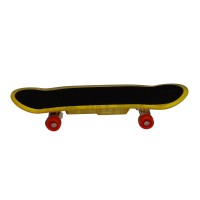 Mini Skateboard   , Fingerboard Light, LED, 9.5 cm, negru