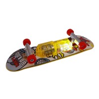 Mini Skateboard , Fingerboard Light, LED, 9.5 cm, negru Mini Skateboard , Fingerboard Light, LED, 9.5 cm, negru